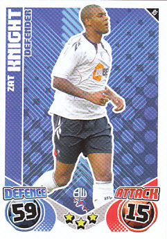 Zat Knight Bolton Wanderers 2010/11 Topps Match Attax #95